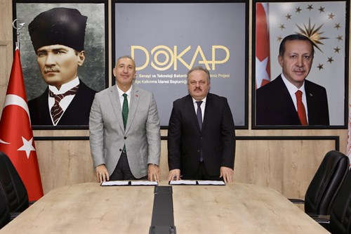DOKAP İLE ÇORUM İL ÖZEL İDARESİ ARASINDA İMZALAR ATILDI 